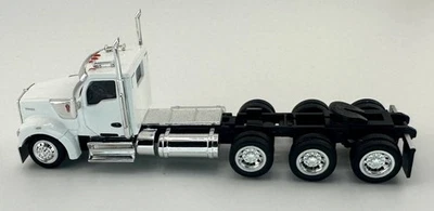 Mini plástico Peterbilt blanco 3 ejes 1/87 HO Logistics 589072 4" Foto 1 de 3