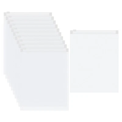 100pcs Frosted Zipper Plastic Bag for Clothes,13.8x17.7" Zip Poly Bag,5.51 Mil - image 1 of 4