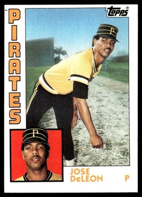 1984 Topps Jose DeLeon RC #581 ST1 - Image 1 of 2