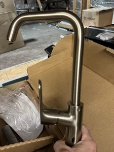 Hansgrohe 31609821  Focus Single Hole Bar Faucet Bathroom Faucet, Brushed Nickel - Picture 1 of 3