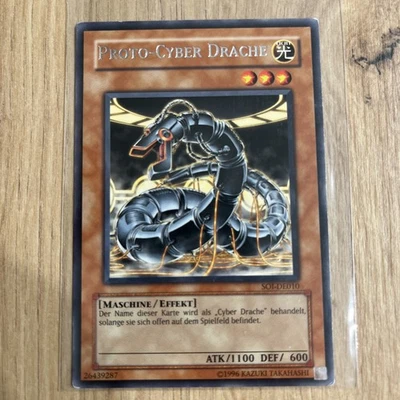 YUGIOH | PROTO-CYBER DRAGON | SOI-DE010 | GERMAN | RARE | EXCELLENT (LP) - Bild 1 von 2