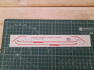 1:200 Aeroplane decals Federal Express Airlines Boeing 727 Fed Ex Waterslide - Picture 1 of 9