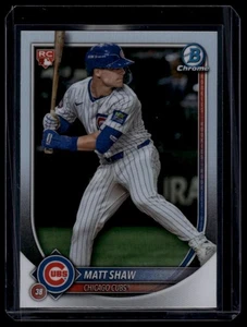 Rookie 2025 Bowman Chrome #46 Matt Shaw Red RC Refractor - Bild 1 von 2