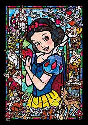 Rompecabezas Blancanieves vitral arte 18,2x25,7 cm Foto 1 de 2