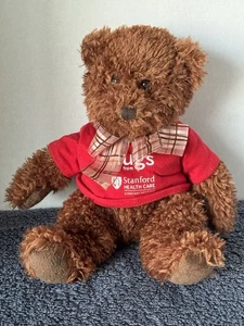 Plush CHOCOLATE FUZZY BEAR Teddy Stuffed Animal - Douglas Cuddle Toys - #12704 - Picture 1 of 6