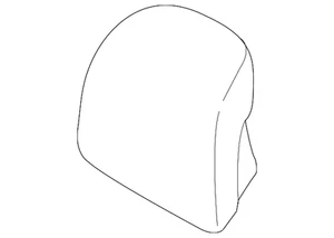 Genuine Ford Headrest Cover FP5Z-54611A08-BF - Bild 1 von 2