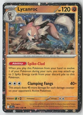 Lycanroc - (Cosmos Foil) 085/159 - Miscellaneous Cards & Products Holo - PTCG - Image 1 of 2