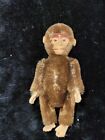 Antique 5 1/2? Jointed Miniature Schuco Yes No Teddy Bear With Glass Eyes Mohair