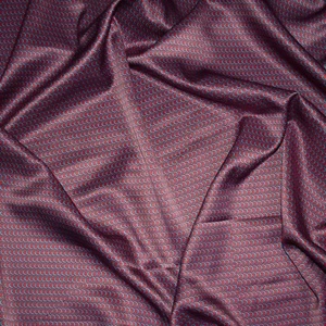 Evropean top designer 100% mulberry silk satin fabric Geometric Italian silk - Picture 1 of 6