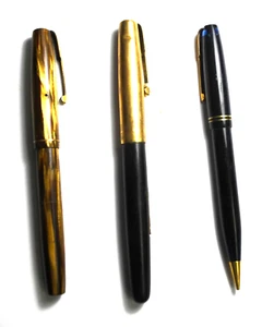 3pc Vintage Waterman's 2 Fountain Pen 1 Mechanical Pencil Lot - Picture 1 of 2