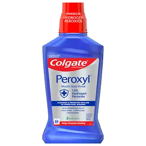 Peroxyl Mouth Sore Rinse Wash, 1.5% Hydrogen Peroxide, Mild Mint, 16.9 fl oz - Picture 1 of 6