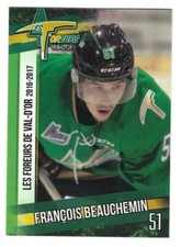 2016-17 Val d'Or Foreurs (QMJHL) Francois Beauchemin (Belleville Senators)