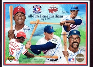 Harmon Killebrew Signed Autographed 1993 Upper Deck Photo Dick Allen Phillies - Picture 1 of 2