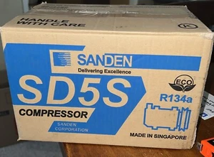 Sanden SD5S Air Conditioner Compressor SD5S14 - Picture 1 of 3