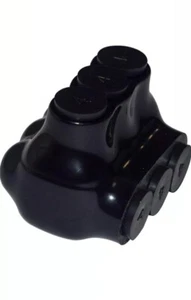 Select Black Insulated Multi-Tap Connector, 3 Wire Port Single Sided Entry... - Picture 1 of 3