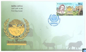 Francobolli Sri Lanka 2025, Vertice della Terra, Elefanti, Indigeni, Vedda, FDC - Foto 1 di 1