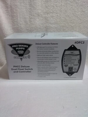 Glentronics Pro Series PHCC Deluxe Dual Float Switch And Controller DFC2