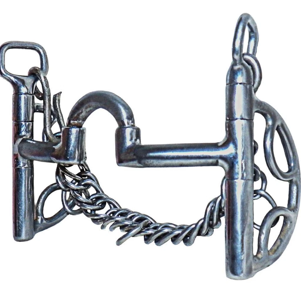 Myler USA Kimberwick with Hooks Low Port Correction Curb Bit 11-27 LP Level 2 - Image 1 of 4