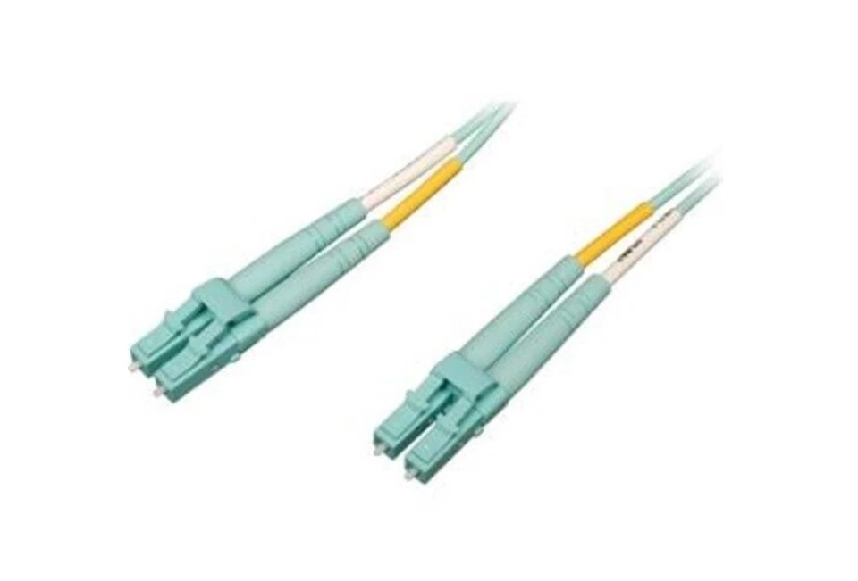 TRIPP LITE 10 Gb/100 Gb Duplex Multimode 50/125 OM4 LSZH Fiber Patch Cable, Aqua - Image 1 of 1