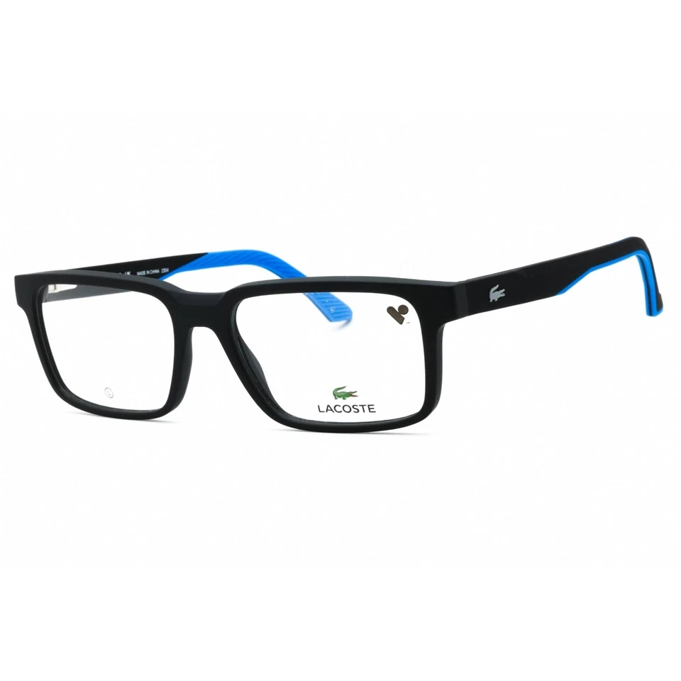 Lacoste L-2922 001 Black & Blue Eyeglasses 55/17/145