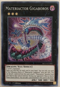 YuGiOh - Blazing Vortex - Materiactor Gigaboros - BLVO-EN084 - Súper Raro - Imagen 1 de 1