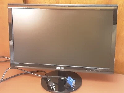 ASUS VS197D-P 18.5" Wide Screen LCD Monitor 50,000,000:1 contrast smart view LED - Image 1 of 4