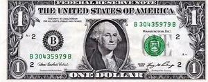 $1.00 Federal Reserve Note Series 2006 New York - Picture 1 of 2