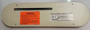 NOS: Leecraft DL-1 Zero Clearance Table Saw Insert - Picture 1 of 2
