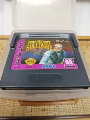 Poker Face Paul's Solitaire (Sega Game Gear, 1994) Untested Cartridge Only - Image 1 of 4