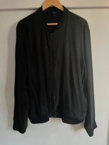 COS 100% Silk Jacket Bomber RRP £150 - Picture 1 of 4