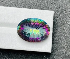 29.61ct Wonderful natural rainbow mystic Topaz loose gemstone - Picture 1 of 3