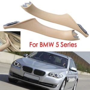 Right+Left Interior Inner Door Trim Pull Handle Fits BMW F10 F11 2010~2016 Beige - Picture 1 of 7