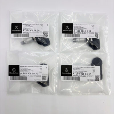 4PCS A0009050030 OEM ORIGINAL MERCEDES TIRE PRESSURE MONITORING SENSORS TPMS Foto 1 de 4
