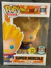 DRAGON BALL SUPER, SUPER HERCULE FUNKO POP 818 GLOW IN THE DARK SPECIALTY SERIES