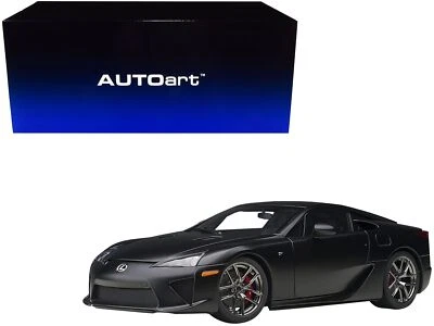 Lexus LFA Matt Black 1/18 Model Car by Autoart - Image 1 of 4
