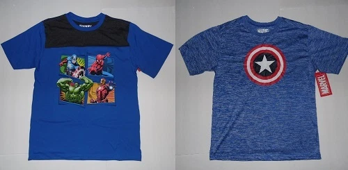 Mavel Captain America Spiderman Hulk Boys T-Shirts Size 18 NWT - Image 1 of 1