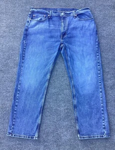 Pantalones de mezclilla Levi's 559 para hombre 40-41W-30L lavado medio pierna recta relajada tiro medio - Imagen 1 de 19