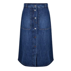 Max Mara Weekend Denim Skirt Women's Size 8 (XS) Long Blue Skirt RRP: £180+ NEW - Picture 1 of 3