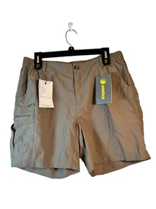 Solstice Women's River Cargo Shorts Sz Medium NWT Color Bark PP Sample - Picture 1 of 11