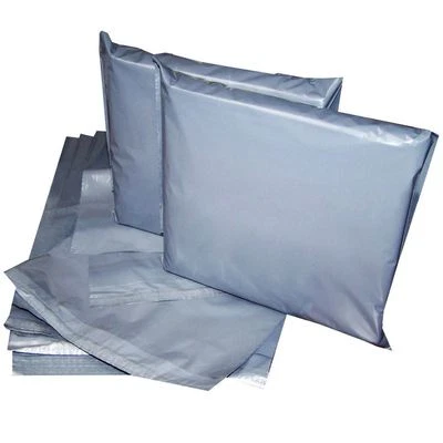 CRYSTALSAVINGS 14x19' Strong Grey Mailing Post Poly Postage Bags Self Seal Cheap No Smell CS