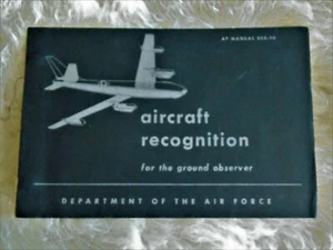 1955, Aircraft Recognition for the Ground Observer, Dept of AF, Manual 355-10 - Picture 1 of 5