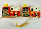 2 Vintage Fisher Price Cameras #784 Picture Story Camera viewer Farm 1960's Work