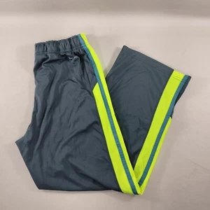 Nike Dri Fit Blue Yellow Track Pants Youth Men Size Large - Picture 1 of 8