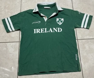 Vintage Lansdowne Kids Ireland Rugby Jersey. Size 9/10 Rugby Union Irish - Picture 1 of 12