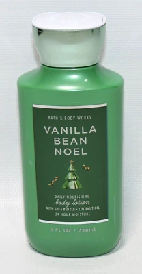 Bath & Body Works VANILLA BEAN NOEL 8 oz Body Lotion Full Size, NEW, +MULTI DISC - Image 1 of 4