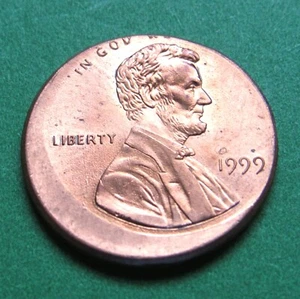 1999 Lincoln Memorial Cent - ERROR COIN - Picture 1 of 2