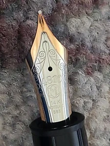 Vintage Montblanc, 149 Deplomat Medium Gold Nib, with  box ver nice working cond - Picture 1 of 13