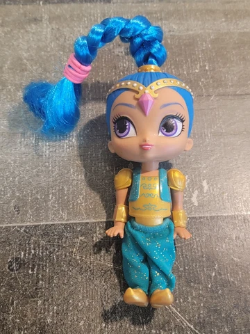Mattel 2015 Shimmer and shine blue hair doll girl toy figure Cover
