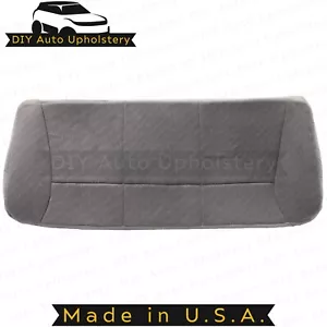 1992-1996 For Ford Bronco Rear Bench Bottom Cloth Seat Cover Gray - Picture 1 of 4