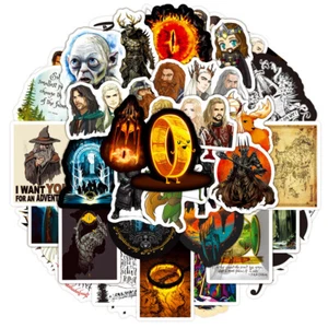 50 Pakiet naklejek Hobbit na laptopa / butelkę wody / telefon / gitarę / deskorolka - Zdjęcie 1 z 9